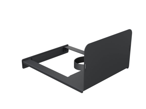 M MOTORIZED PUBLIC FLOORSTAND - SIDE SHELF MEDIAHOLDER