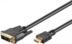 GB HDMI/DVI KAAPELI 2M, HDMI - DVI-D SINGLE-LINK (18+1 PIN), G