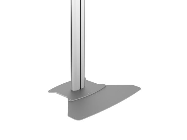 M PUBLIC DISPLAY FLOORSTAND BASE SILVER