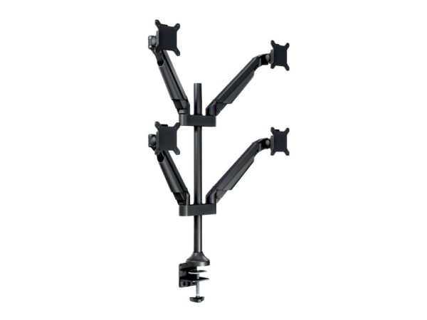 M VESA GAS LIFT ARM QUAD BLACK HD