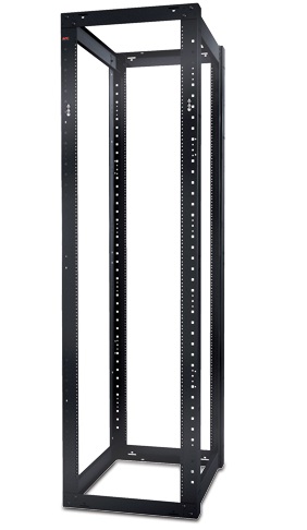 APC NETSHELTER 4 POST OPEN FRAME RACK 44U #12-24 THREADED HOLES