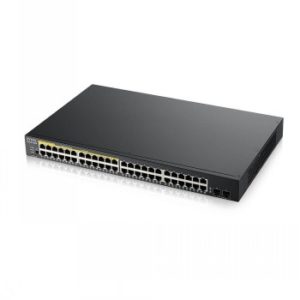 ZYXEL GS1900-48HP V2, 48-PORT GBE L2 SMART SWITCH, 170 WATT RACKMOUNT (5Y WARRANTY)