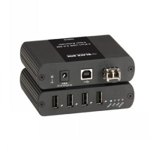 BLACK BOX USB EXTENDER - SINGLE-MODE FIBER, 4-PORT