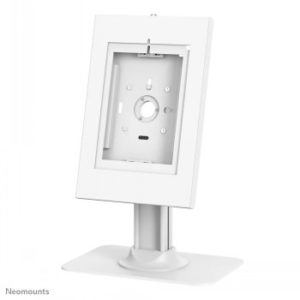 NEOMOUNTS DESK STAND, LOCKABLE TABLET CASING FOR APPLE IPAD, PRO, AIR & SAMSUNG GALAXY TAB WHITE