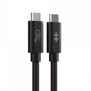 HYPER 1.2M USB4 CABLE, 240W PD3.1, BRAIDED, BLACK