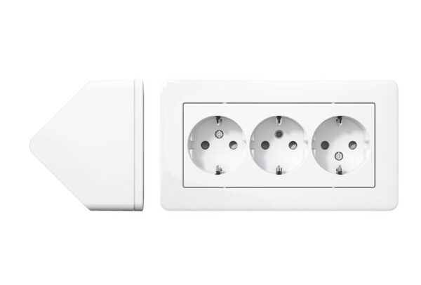 SCHNEIDER ELECTRIC EXXACT 3-OSAINEN KULMAPISTORASIA VALKOINEN KULUTTAJAPAKKAUS