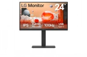 LG DESKTOP MONITOR 24BA750 24” FHD IPS, RJ45, USB-C 65W