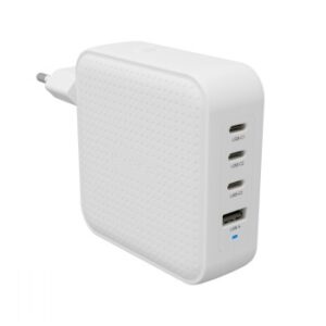 HYPER HYPERJUICE 145W USB CHARGER PD3.1 GAN (3X USB-C, 1X USB-A), WHITE