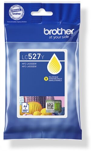 BROTHER YELLOW STANDARD INK CARTRIDGE, YIELD UP TO 900 PAGES