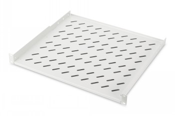 DIGITUS 1U FIXED SHELF FOR RACKS FROM 600 MM DEPTH 44X482X400 MM, UP TO 15 KG, GREY (RAL 7035)