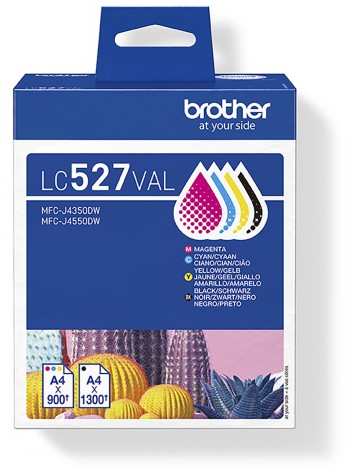 BROTHER VALUE PACK CMYK, UP TO 1 X 1 300 + 3 X 900 PAGES