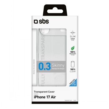SBS SKINNY COVER IPHONE AIR, TRANSPARENT