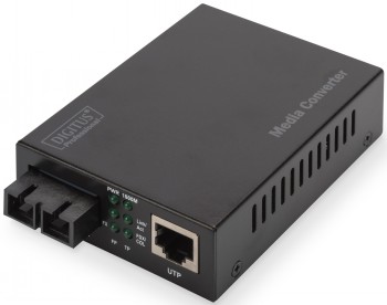 DIGITUS GIGABIT ETHERNET MEDIA CONVERTER, MULTIMODE