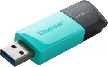 KINGSTON 256 GB DATATRAVELER EXODIA M, USB-A 3.2 GEN1 (BLACK/TEAL)