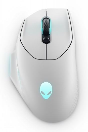 DELL ALIENWARE WIRELESS GAMING MOUSE - AW620M (LUNAR LIGHT)