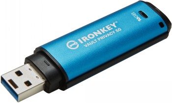 KINGSTON 16GB IRONKEY VAULT PRIVACY 50 AES-256 ENCRYPTED, FIPS 197