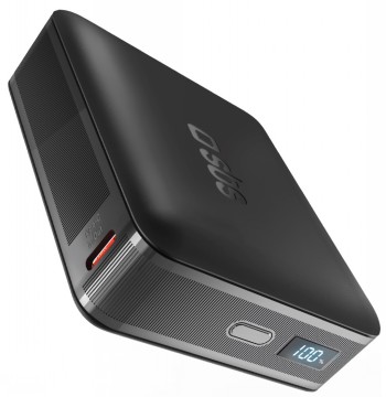 SBS POWERBANK 20000 MAH LCD, 1XUSB-A AFC + 1XUSB-C PD65W, BLACK