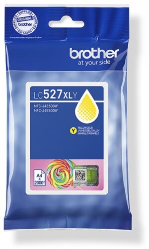BROTHER YELLOW HIGH YIELD INK CARTRIDGE, YIELD UP TO 2 000 PAGES
