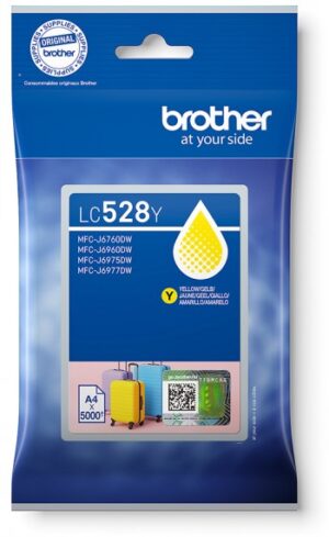 BROTHER YELLOW INK CARTRIDGE, SUPER HIGH YIELD, UP TO 5 000 PAGES