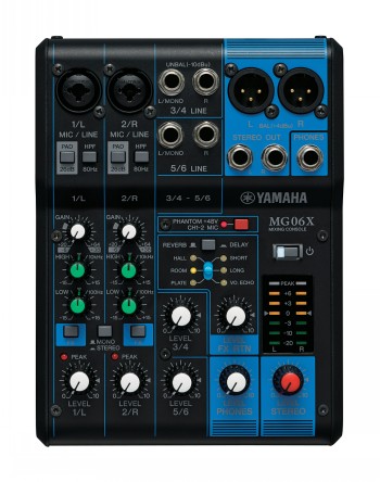 YAMAHA MG06X 6-KANAVAINEN ANALOGIMIKSERI HIGH-GRADE-EFFECTS