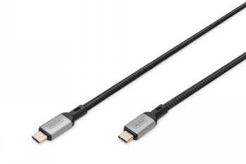 DIGITUS USB-C 4 CONNECTION CABLE, TYPEC TO TYPEC, AL-HOUSING 3M
