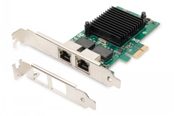 DIGITUS GIGABIT ETHERNET PCI EXPRESS CARD, 2-PORT