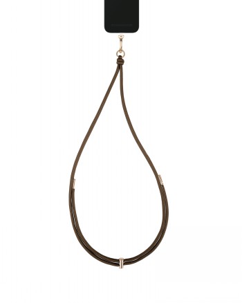 IDEAL OF SWEDEN CORD PHONE STRAP MOCHA MOUSSE